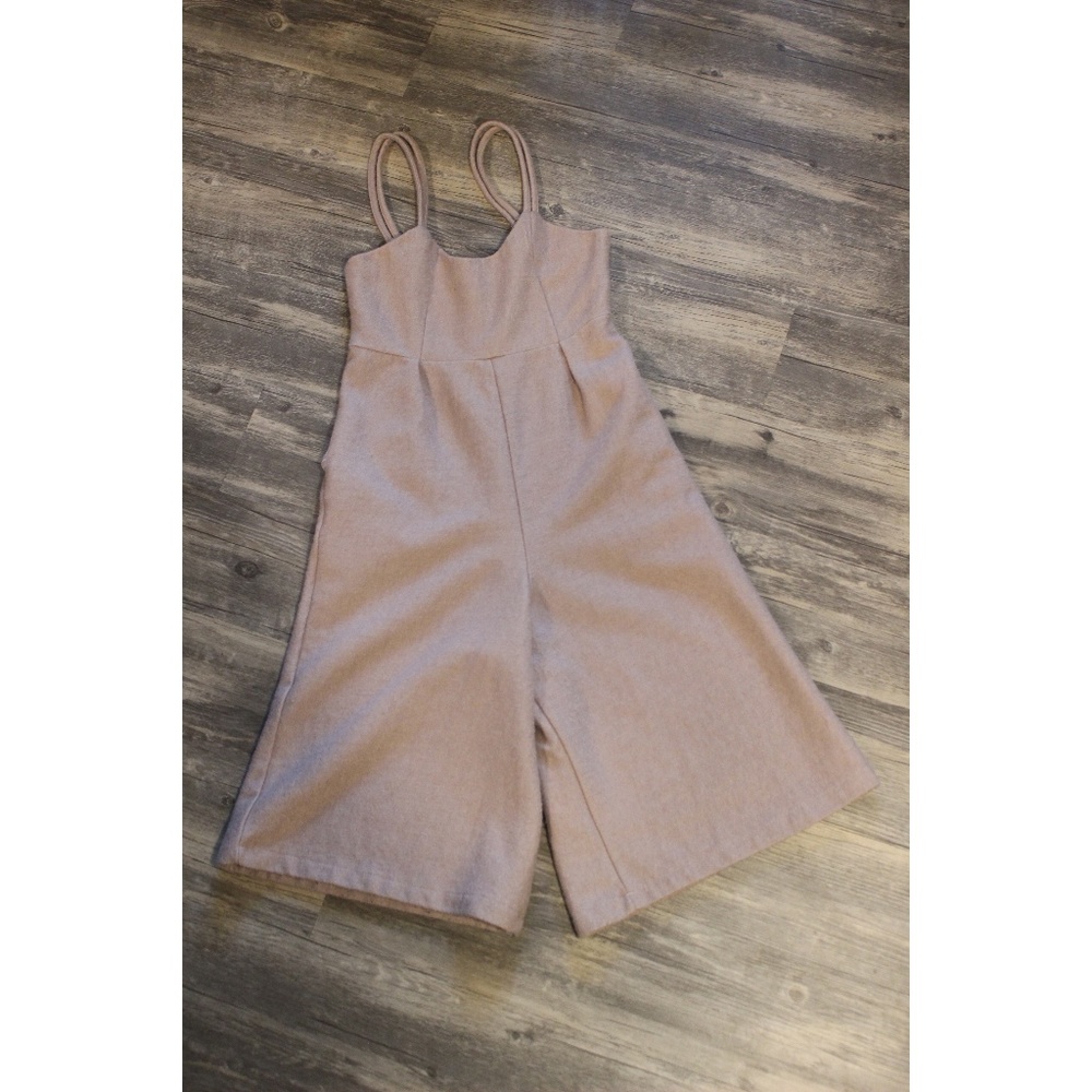 Light Violet Jumpsuit Wide Legged with pockets - S